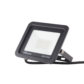 Proiector IP66 slim LED 20W, 2300lm - 50 000 ore, 4000K lumina naturala, DOB20LEIP, LED Market Proiector IP66 slim LED 20W, 2300lm - 50 000 ore, 4000K lumina naturala, DOB20LEIP, LED Market