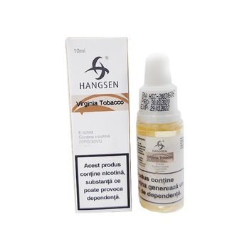 Lichid Tigara Electronica Virginia Tobacco / Hangsen - 10ml ,12mg/Nicotina Lichid Tigara Electronica Virginia Tobacco / Hangsen - 10ml ,12mg/Nicotina