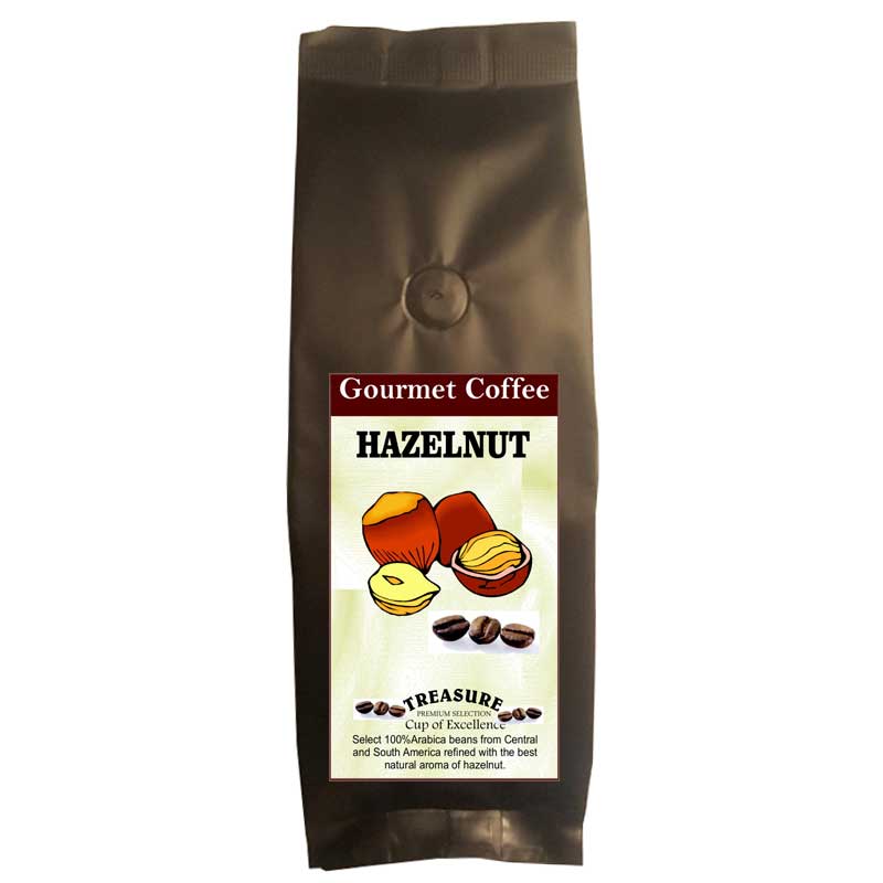 Cafea aroma de Alune,boabe 400g ,Treasure