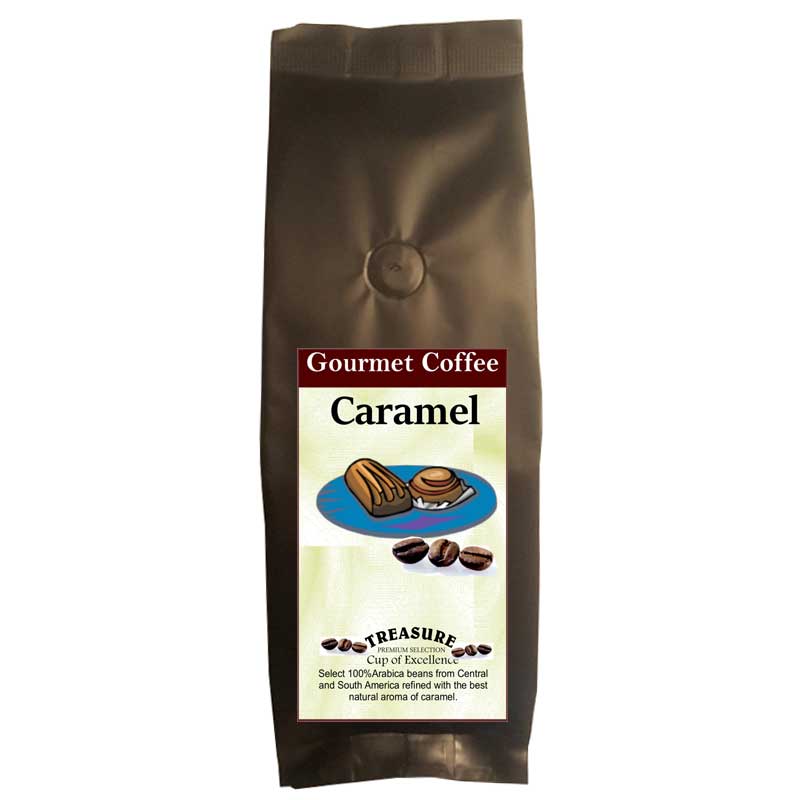 Cafea aroma de Caramel,macinata 400gr,Treasure