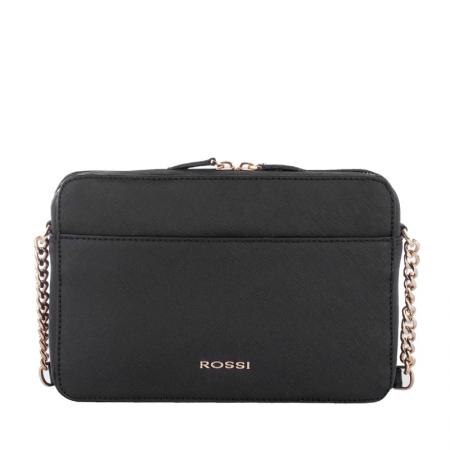 Geanta ROSSI RSL74164 ,Piele naturala, negru