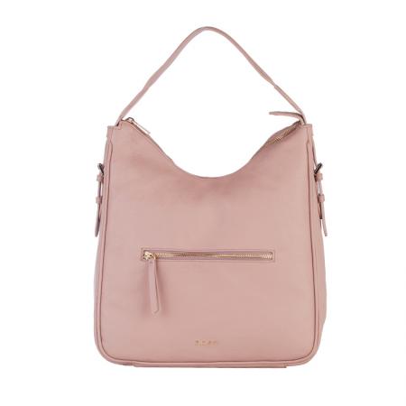 Geanta ROSSI RSL70136 ,Piele naturala, roz perlat