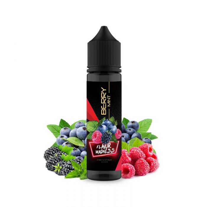 Lichid Tigara Electronica Flavor Madness - Berry Mint ,50ml ,0mg/ml