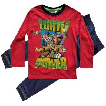 Pijama Testoasele Ninja,, Rosu/Bleumarin Pijama Testoasele Ninja,, Rosu/Bleumarin