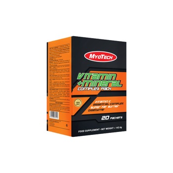 Myotech Vitamin+Mineral Complex, 20 pachete Myotech Vitamin+Mineral Complex, 20 pachete