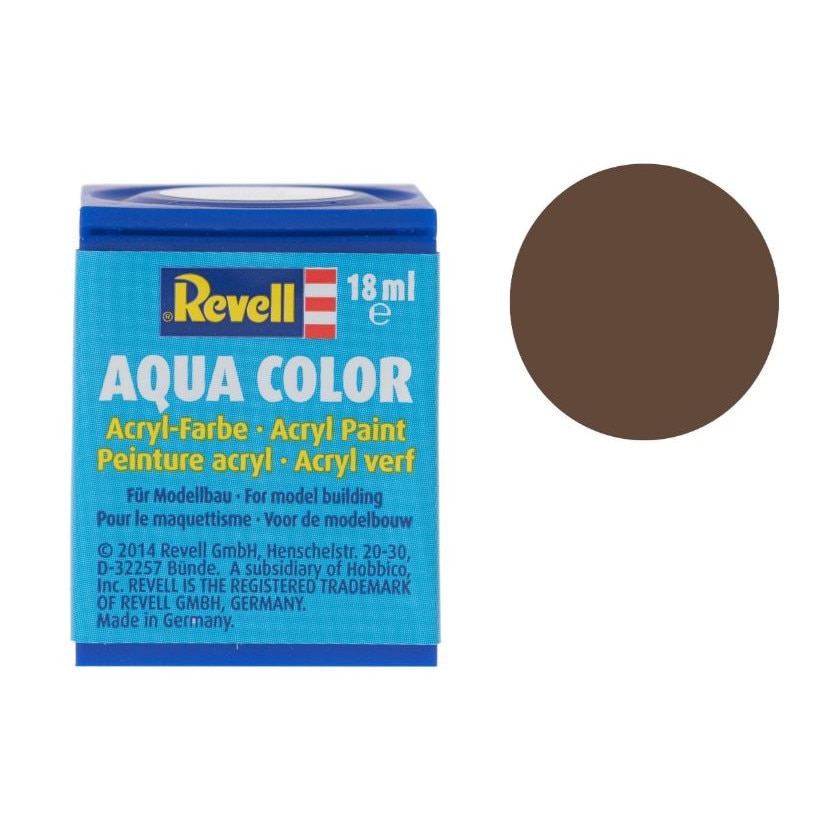 Vopsea acrilica maro sidef pentru modelism Revell 18 ml