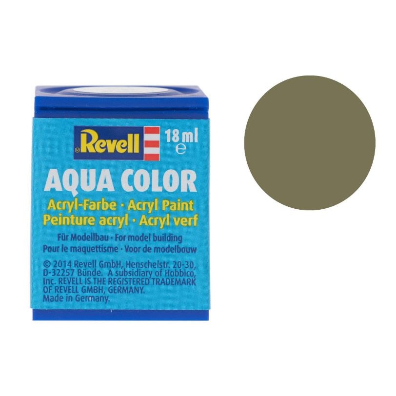 Vopsea acrilica gri verzui sidef pentru modelism Revell 18 ml