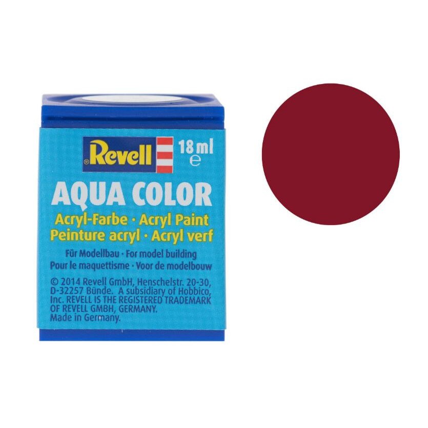 Vopsea acrilica rosu violet sidef pentru modelism Revell 18 ml