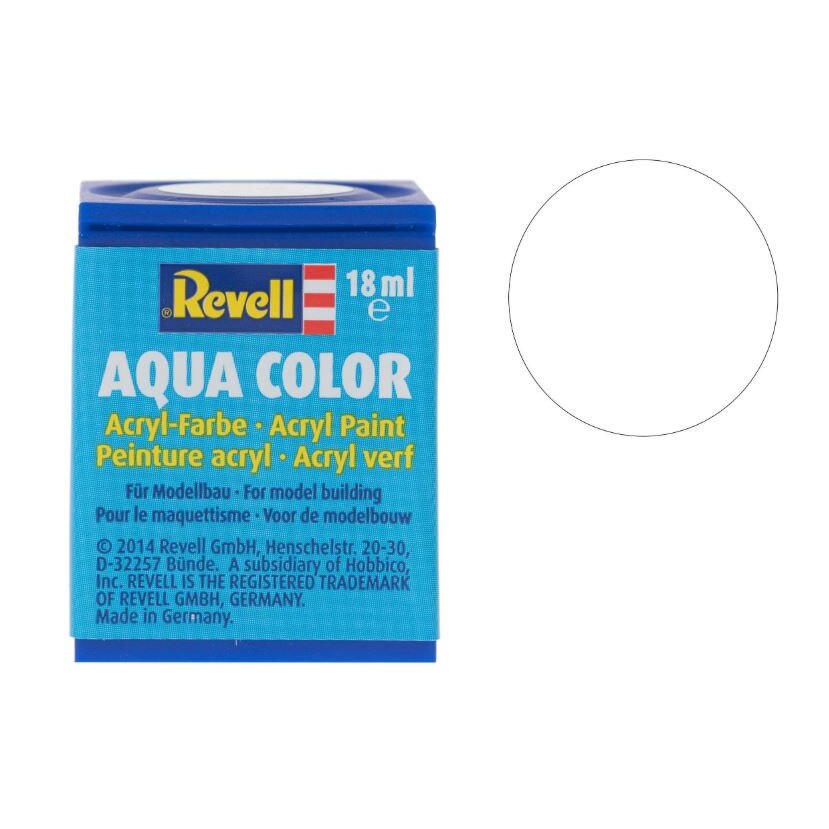 Vopsea acrilica alb sidef pentru modelism Revell 18 ml