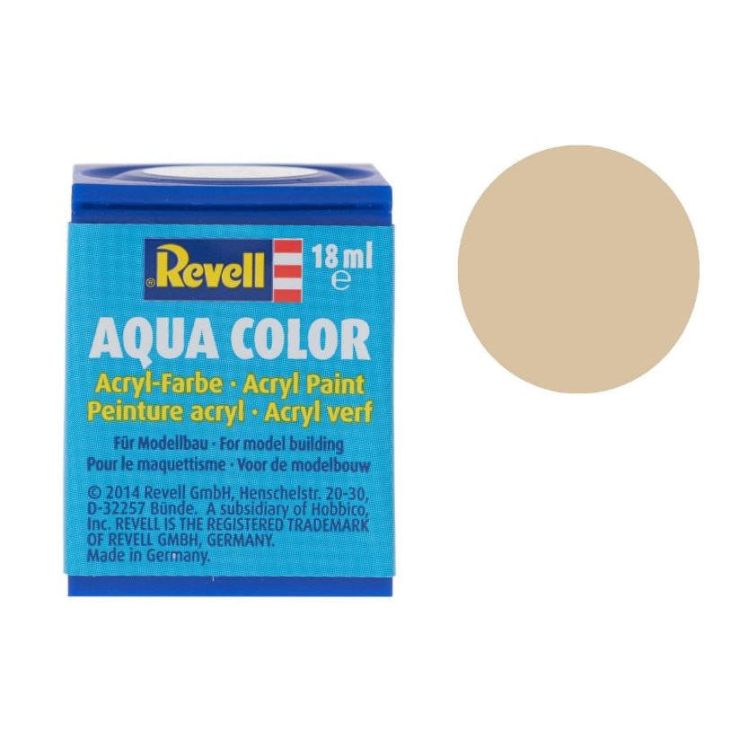 Vopsea acrilica auriu metalizat pentru modelism Revell 18 ml