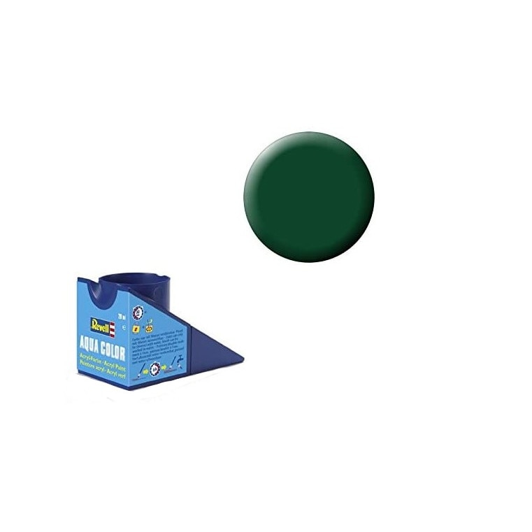 Vopsea acrilica verde marin lucios pentru modelism Revell 18 ml