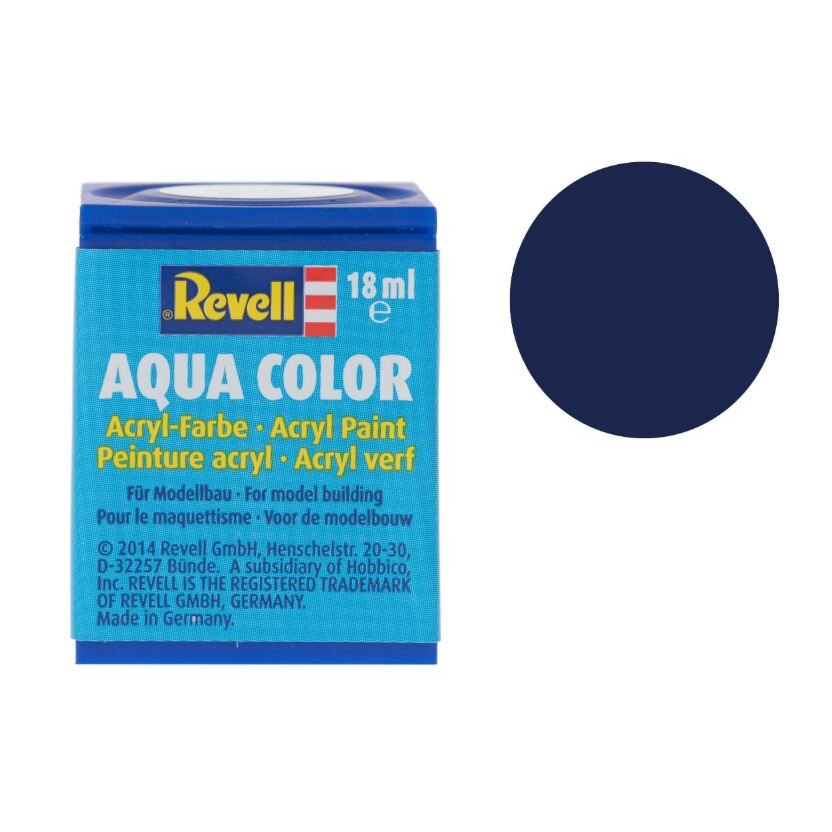 Vopsea acrilica bleumarin lucios pentru modelism Revell 18 ml