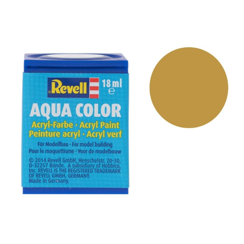 Vopsea acrilica galben nisipiu mat pentru modelism Revell 18 ml