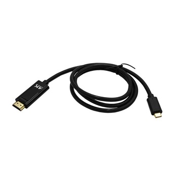 Cablu USB 3.1 Type C la HDMI (4K-2K) 1m, negru Cablu USB 3.1 Type C la HDMI (4K-2K) 1m, negru