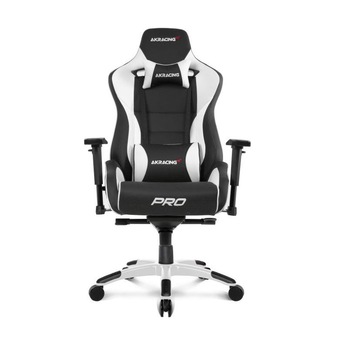 Scaun gaming Akracing Master Pro AK-PRO-WT, Negru/Alb Scaun gaming Akracing Master Pro AK-PRO-WT, Negru/Alb