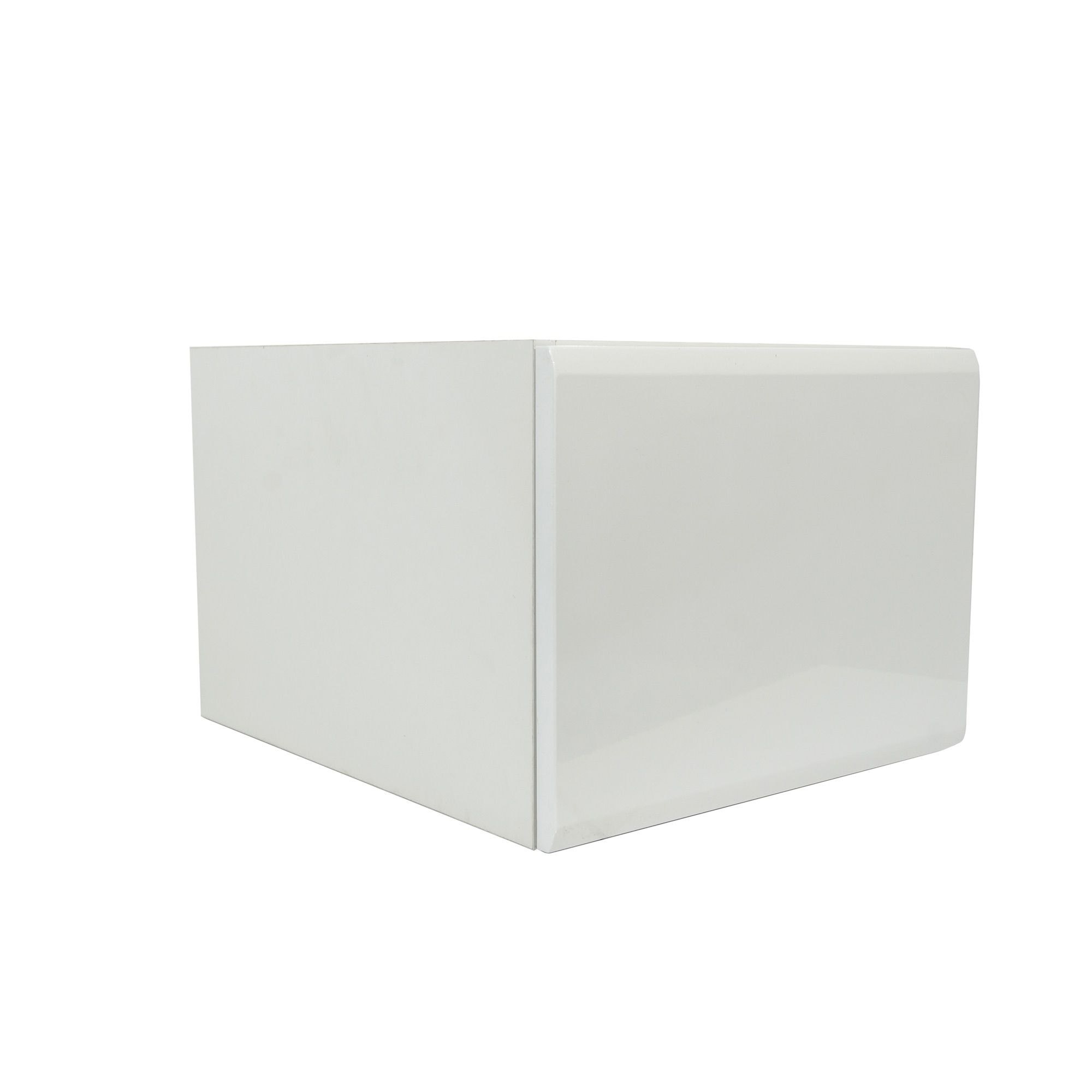 Baza mobilier baie suspendat 40 cm, cu 1 sertar, montare sub blat, gama BRAVO, Alb