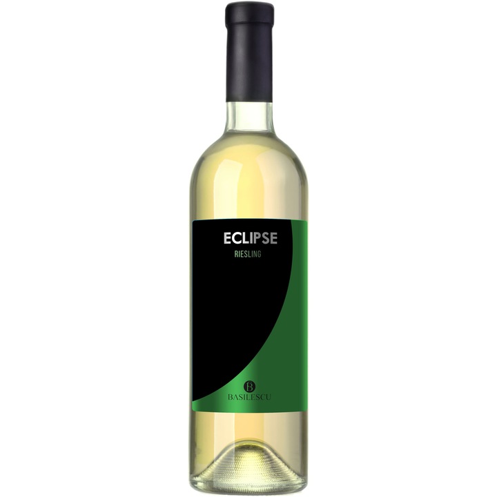 Vin Alb Basilescu Eclipse Riesling Italian, 2019, Sec, 0.75l