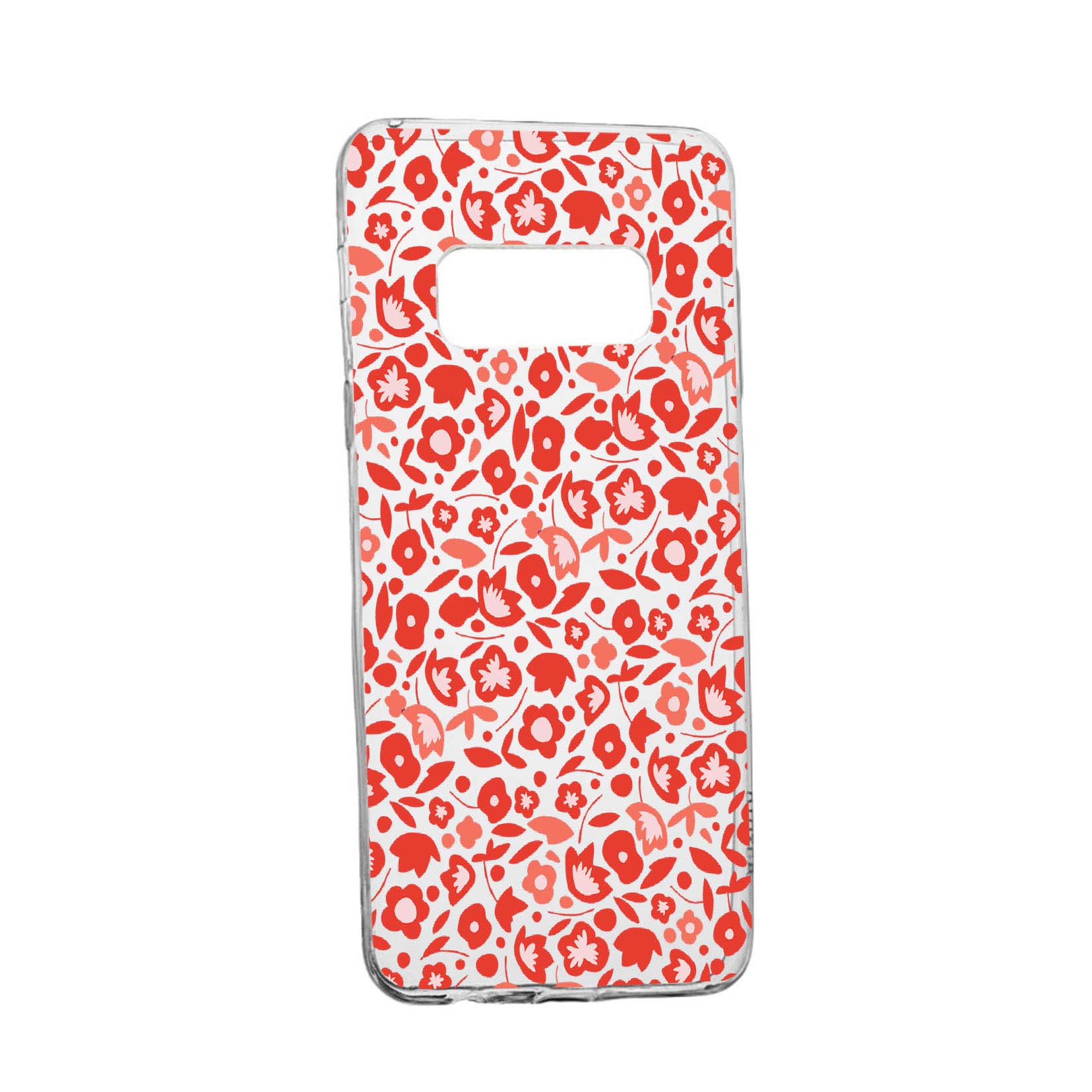 Husa Red Floweres Pattern, pentru Samsung Galaxy Note 8, rezistenta la uzura, anti-alunecare, din silicon Premium, 631