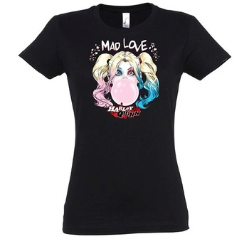 Tricou femei negru Harley Quin MadLove 001 L Tricou femei negru Harley Quin MadLove 001 L
