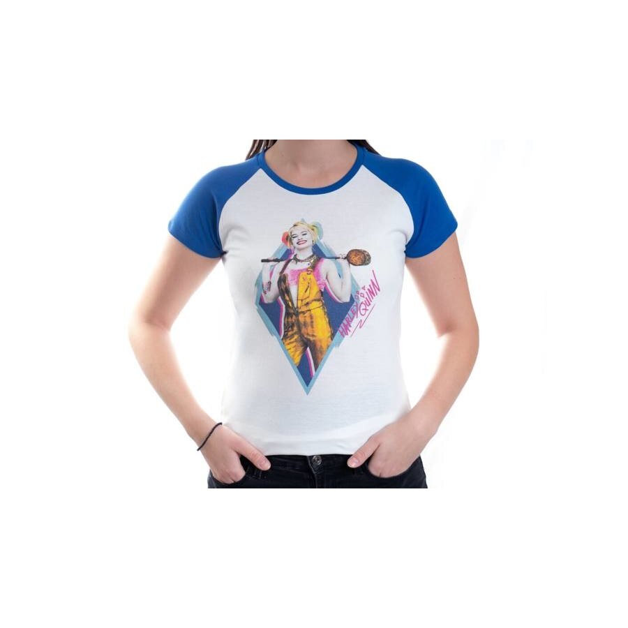 Tricou femei alb - Harley Quin Birds of Prey 007 S