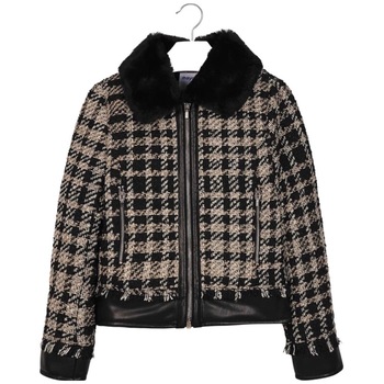 Geaca fetite, in carouri, negru, Mayoral Geaca fetite, in carouri, negru, Mayoral