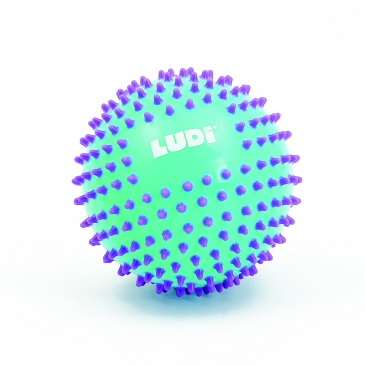 Двуцветна синя топка за сензорна релаксация