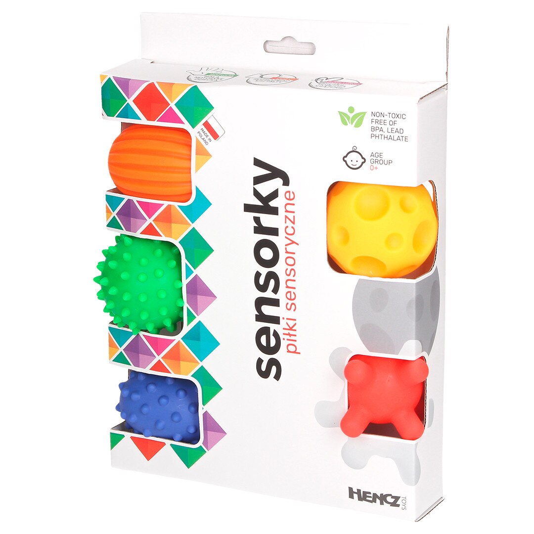 Set 5 jucarii de baie - Mingiutele senzoriale