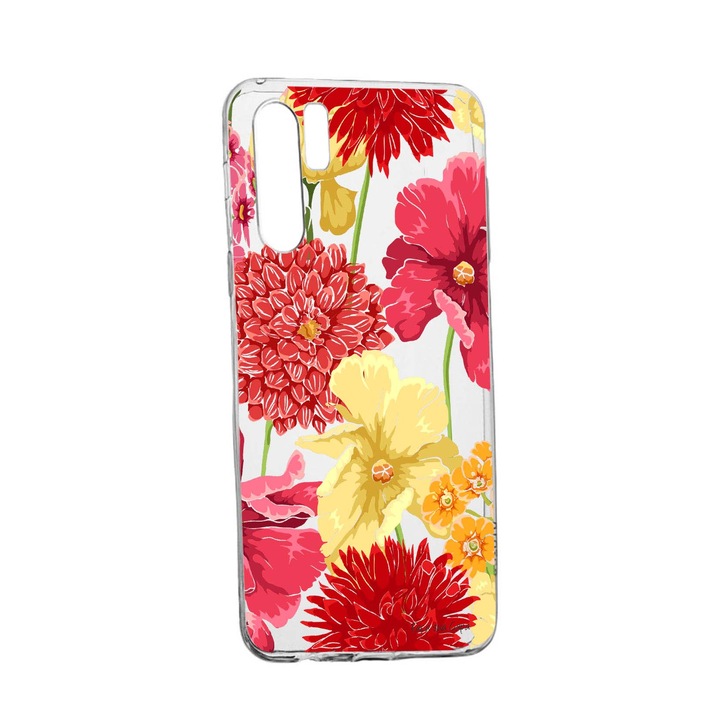 Силиконов калъф Unique за Flowers Huawei P30 Pro, 634