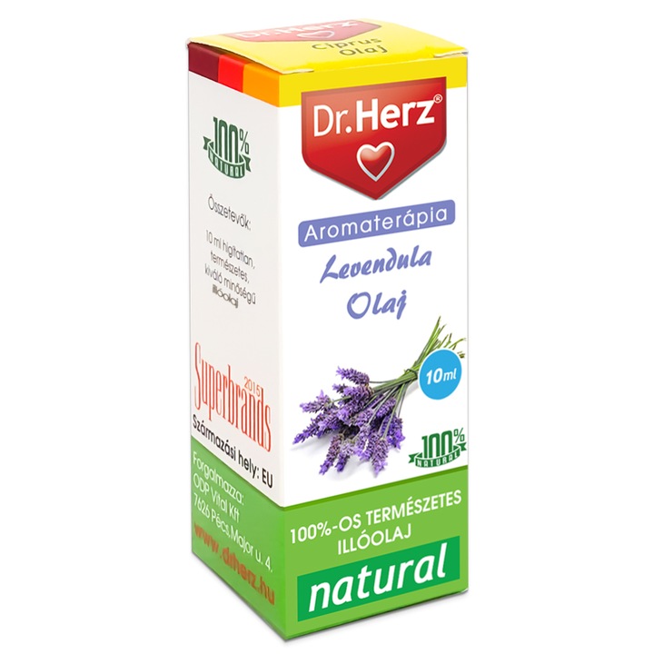 Ulei esential de lavanda, Dr Herz, 10 ml