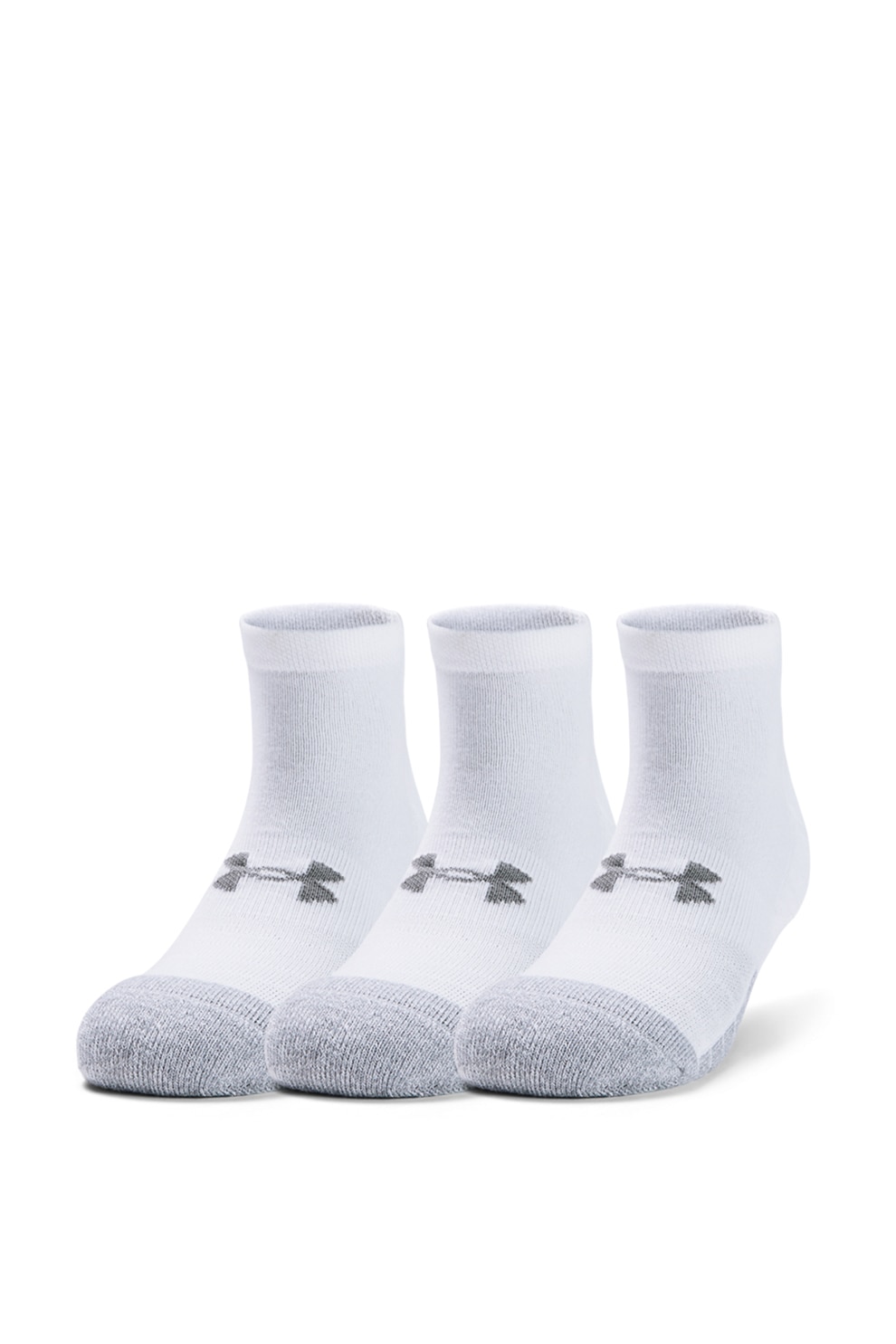 Under Armour, Set de sosete scurte unisex pentru fitness Heat Gear - 3 perechi