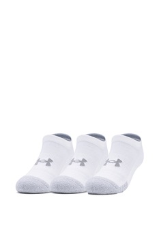 Under Armour, Set de sosete Youth Heatgear - 3 perechi, Alb, M Under Armour, Set de sosete Youth Heatgear - 3 perechi, Alb, M