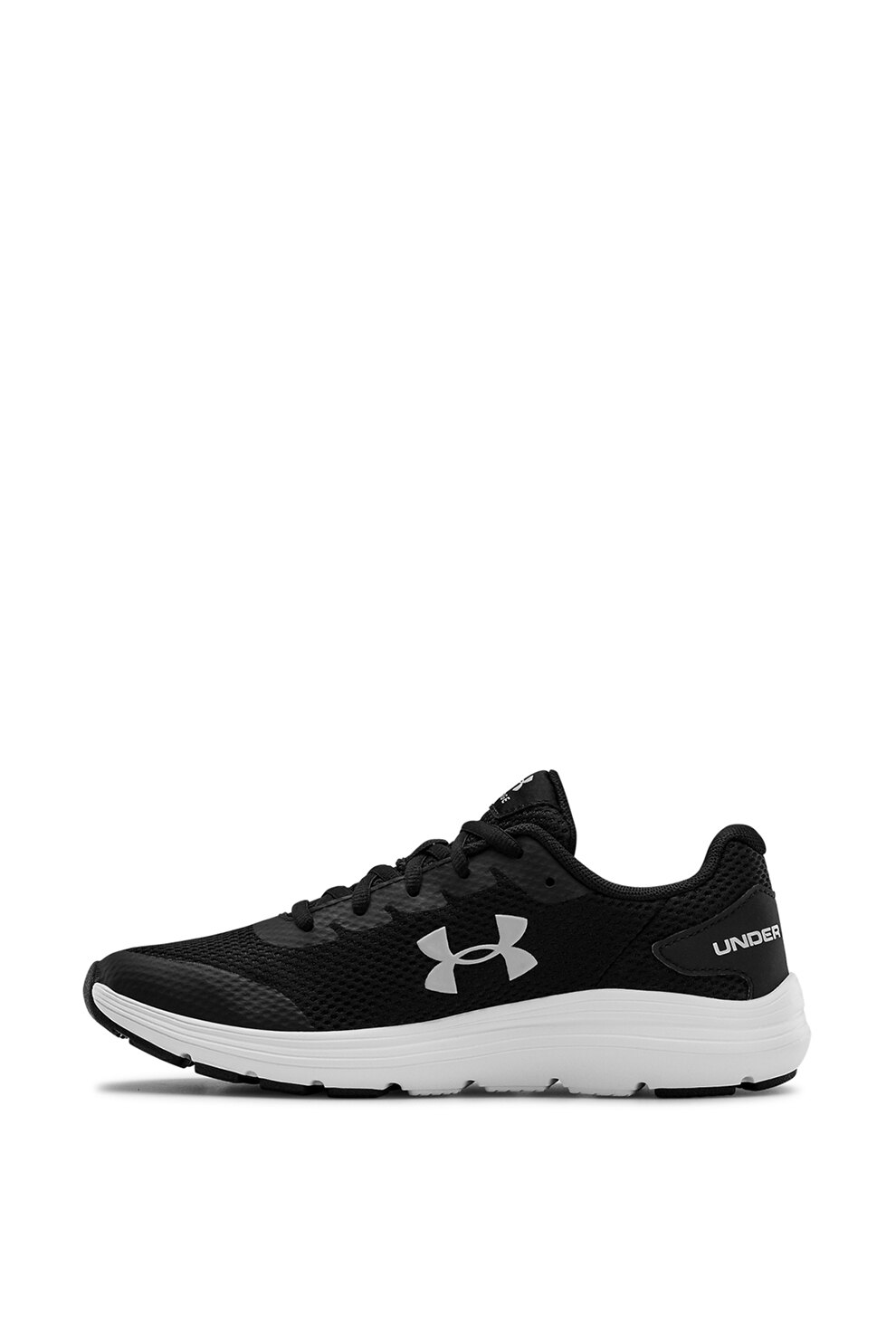 Under Armour, Pantofi cu insertii din plasa, pentru alergare GS Surge 2