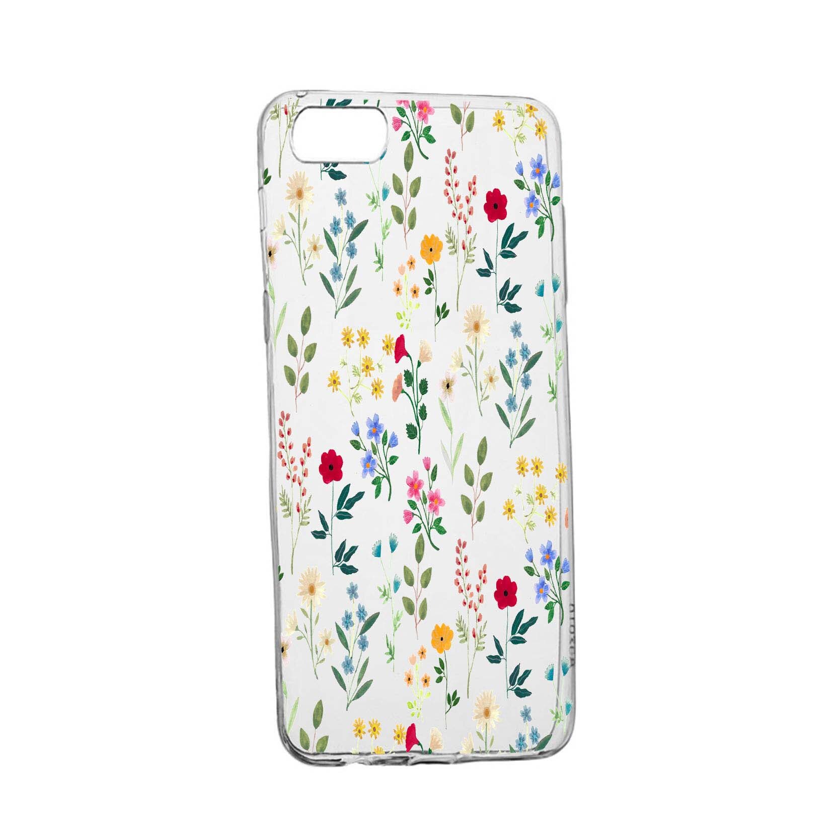 Husa Spring Flower, pentru Apple iPhone 7 Plus / 8 Plus, rezistenta la uzura, anti-alunecare, din silicon Premium, 635