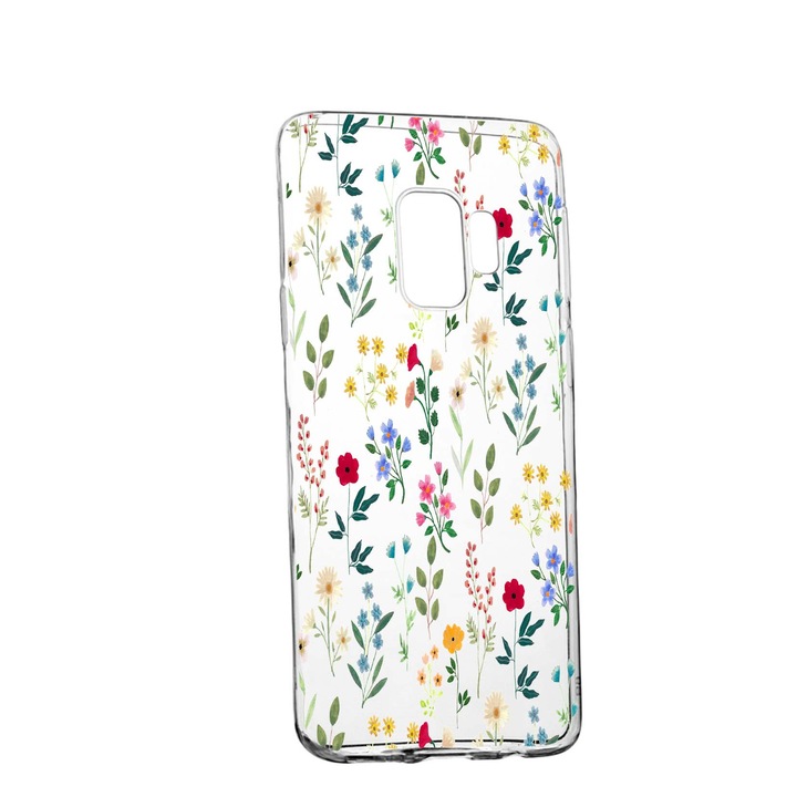 Силиконов калъф Unique за Spring Flower Samsung Galaxy S9 Plus, 635