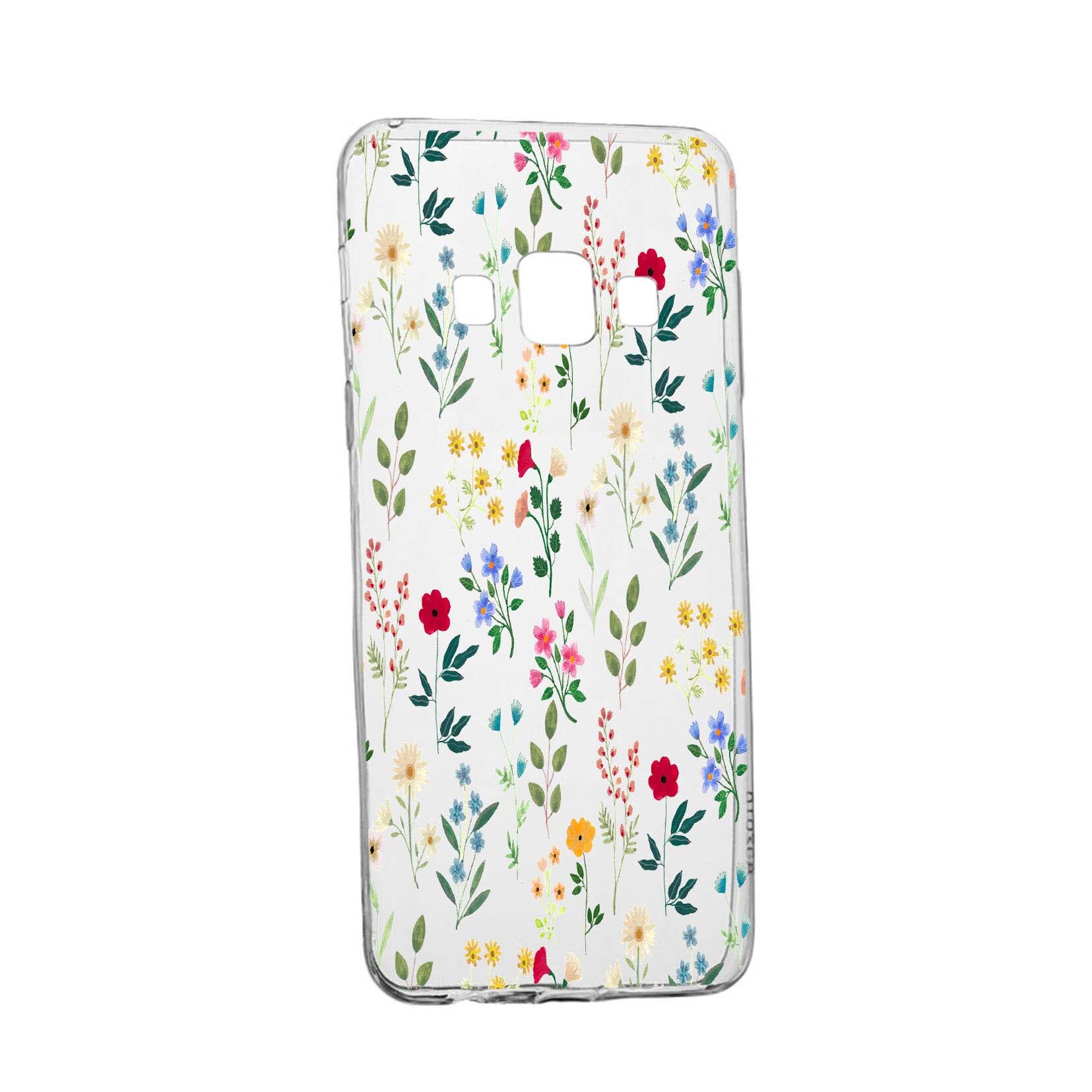 Husa Spring Flower, pentru Samsung Galaxy J3 2016, rezistenta la uzura, anti-alunecare, din silicon Premium, 635