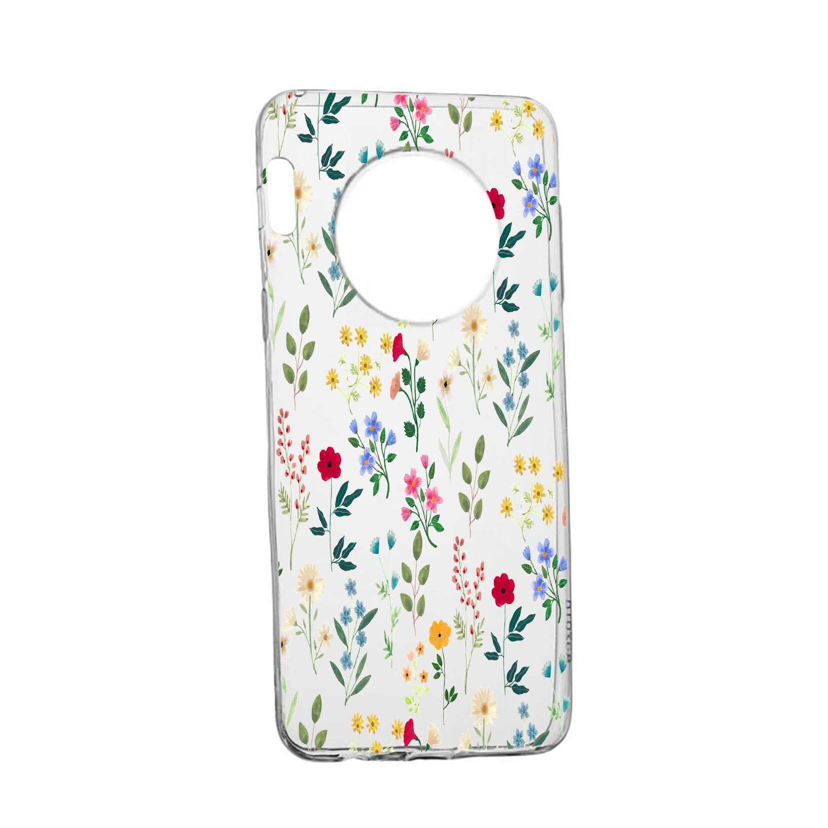 Husa Spring Flower, pentru Huawei Mate 30, rezistenta la uzura, anti-alunecare, din silicon Premium, 635