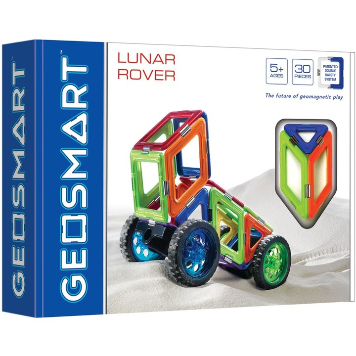 Mágneses játék, Geosmart, Geowheels Lunar Module (30 db)