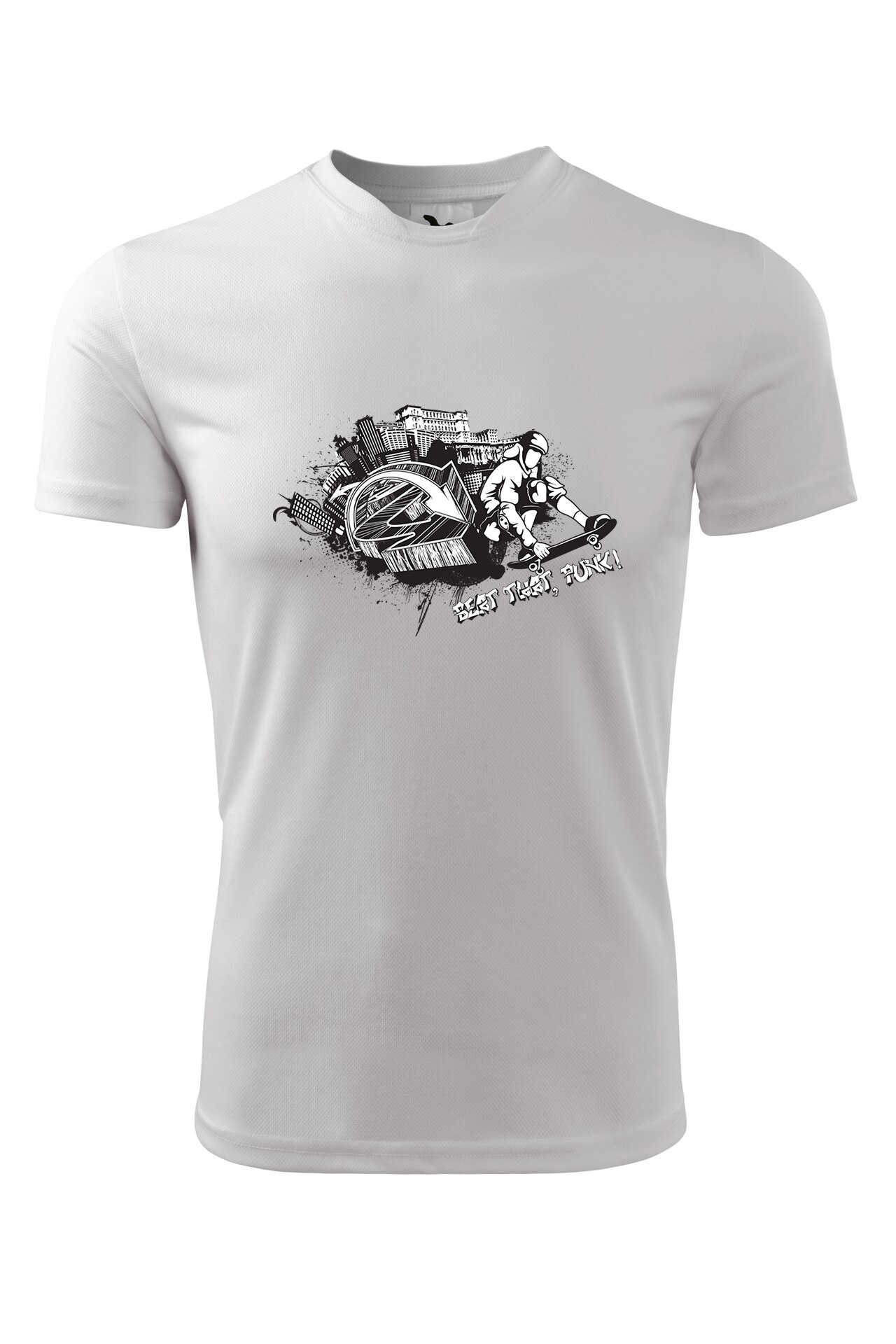 Tricou personalizat, Punk, Adler, Alb