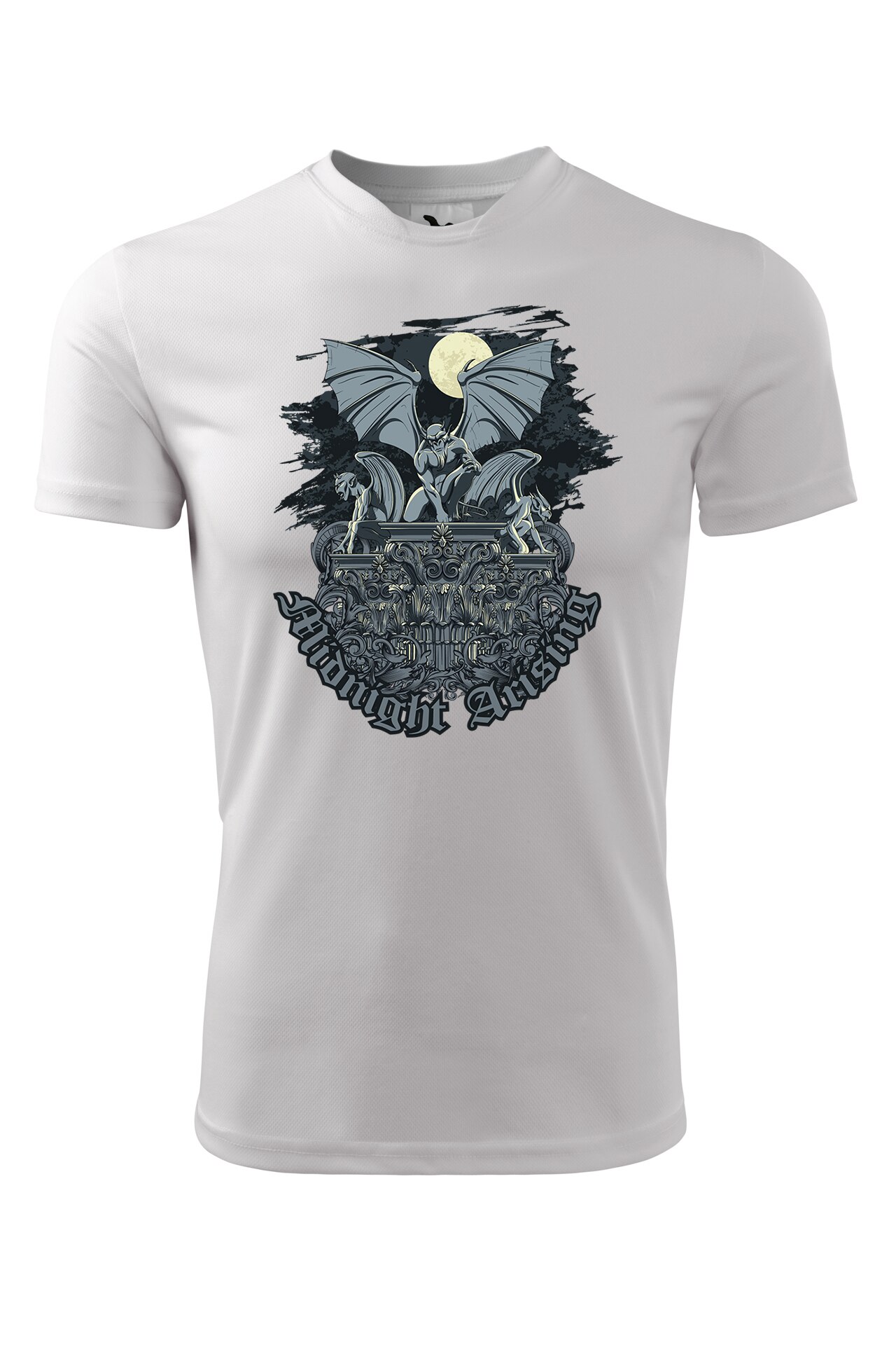 Tricou personalizat, Midnight Arising, Adler, Alb