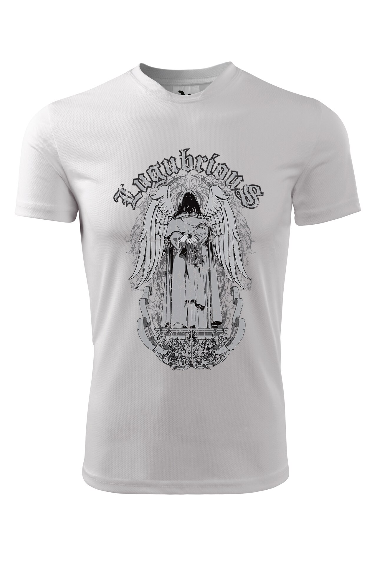 Tricou personalizat, Lugubrious, Adler, Alb