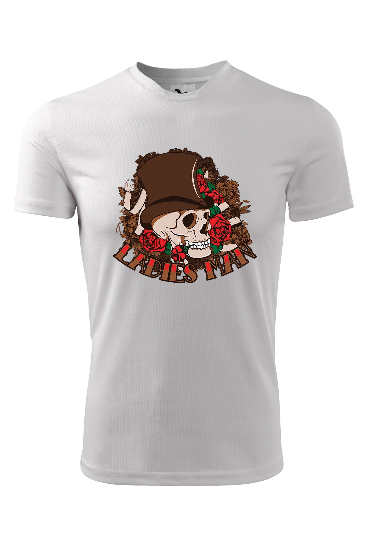 Tricou personalizat, Ladies Man, Adler, Alb