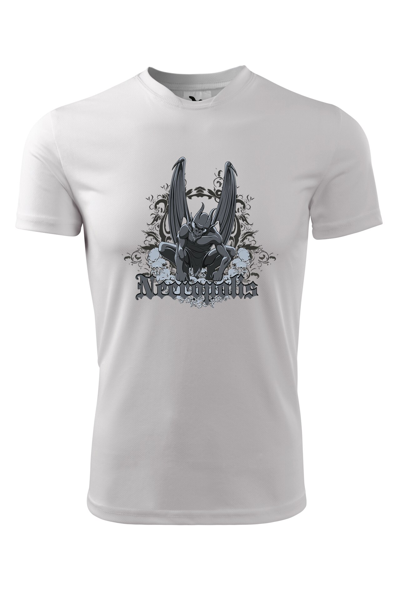 Tricou personalizat, Necropolis, Adler, Alb