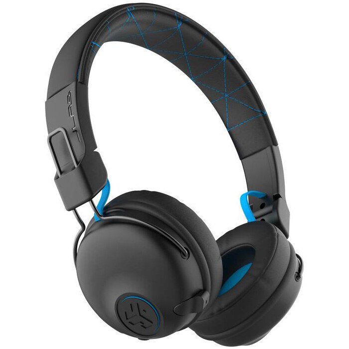 Casti Audio On Ear pliabile JLAB Play Gaming, Wireless, Bluetooth, Microfon, Autonomie 22 ore, Negru