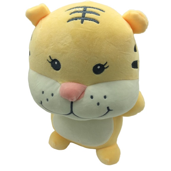 Jucarie de plus tigrisorul vesel, Toys, Galben 30 cm