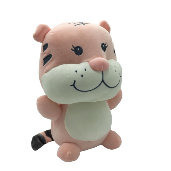 Jucarie de plus tigrisorul vesel, Toys, Roz 30 cm