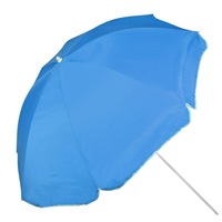 Umbrela albastra pentru plaja, piscina, gradina sau terasa, de exterior, inaltime 1.95 cmATS