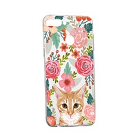 husa cat and flowers pentru huawei y7 prime 2018  y7 2018 rezistenta la uzura anti-alunecare din silicon premium 638 imagen 21_0_
0
