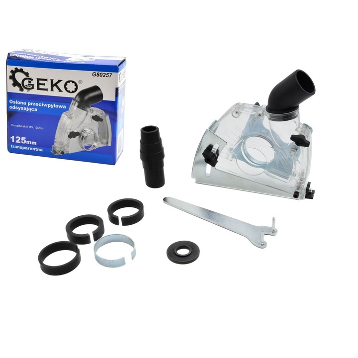 125 mm-es átlátszó porelszívó burkolat G80257