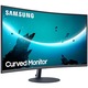 Монитор Gaming LED VA Samsung 32", Извит, Full HD, Display Port, FreeSync, Черен, T55