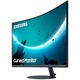 Монитор Gaming LED VA Samsung 32", Извит, Full HD, Display Port, FreeSync, Черен, T55